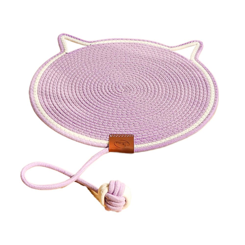 Cotton Rope Cat Scratch Pad Reusable Woven Furniture Base Pet Tool Mat Protector Claw Accessori N6K2