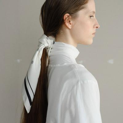 ROH SEOUL Dot Silk Scarf