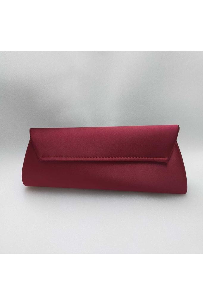 Women's Stylish and Useful Evening Dress Bag Shiny Beige Satin Stone Evening Dress Bag