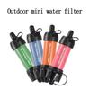 Straw Mini Water Filter Straw Mini Drinking Water Filtering Straw  Emergency