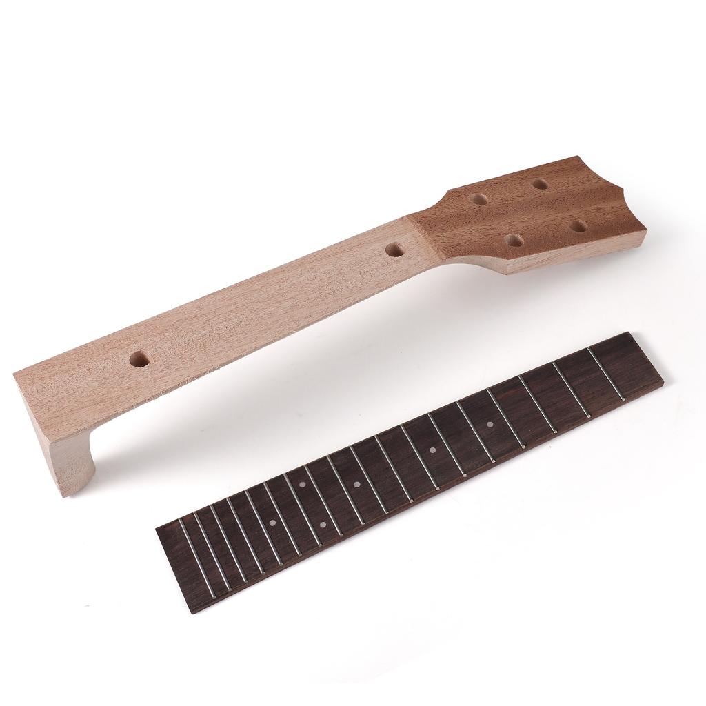 DIY Cookie Box Ukulele Neck Kit Cigar Box Ukulele Neck + Strings + Tuning Pegs + Bridge