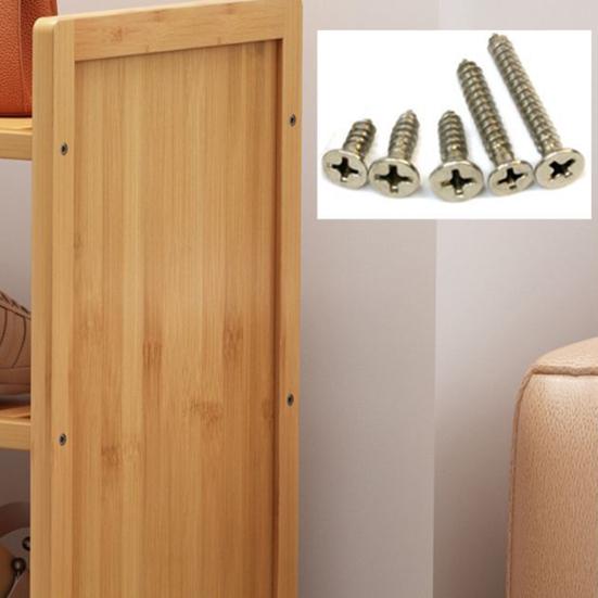 2-х уровневая небольшая полка для обуви, органайзер с гладкими краями без заусенцев, простая сборка, подставка для обуви в прихожую