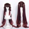 Genshin Impact Hu Tao Cosplay Wig, Anime, Heat Resistant, Costume Accessory, Parties, Events, Costume, Includes Wig Net