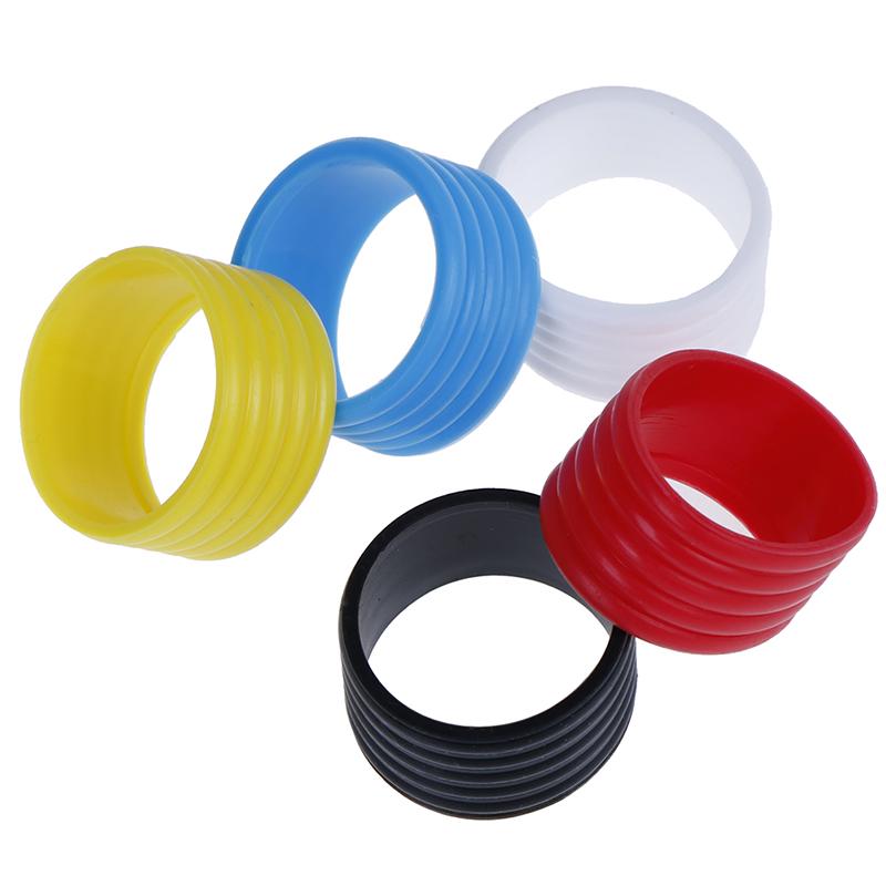 4 Pcs Tennis Racket Rubber Ring Grip Stretchable Stretchy Handle Rubber Ring