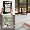 L Shaped Frame Cat Screen Door Mesh Screen Surface Two Way Pet Access  Mini Breed Puppy