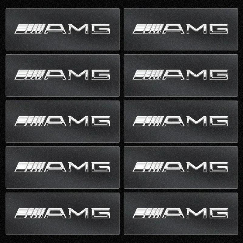 Car Door Handle Stickers Car Window Wiper Decor Emblem For Mercedes Benz AMG A B C E S Class GLC GLK GLE GLA CLA GLB C43 E53