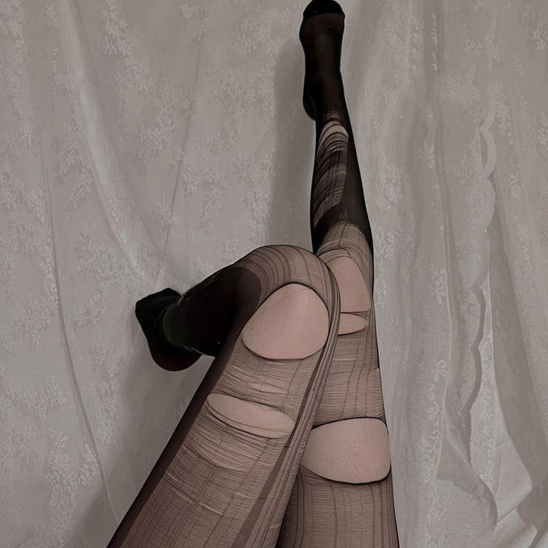 Ультратонкие шелковые колготки Core-Spun с антизацепляющим дизайном в виде бабочки T-Crotch