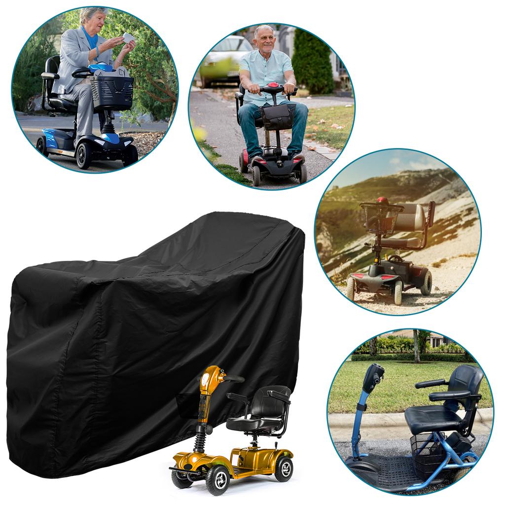 Чехол для скутера, чехол для инвалидной коляски, чехол для мотоцикла, ткань Оксфорд 190d, защита от пыли, снега, дождя и солнца