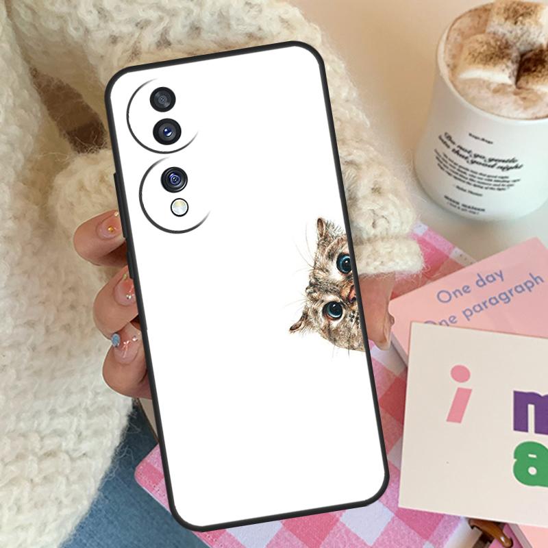 Минималистичные кошки Чехол для Honor Magic 8 7 6 Lite Для Honor 400 200 Pro 90 70 50 X8c X8b X9a X9b X9c X9d Win RT