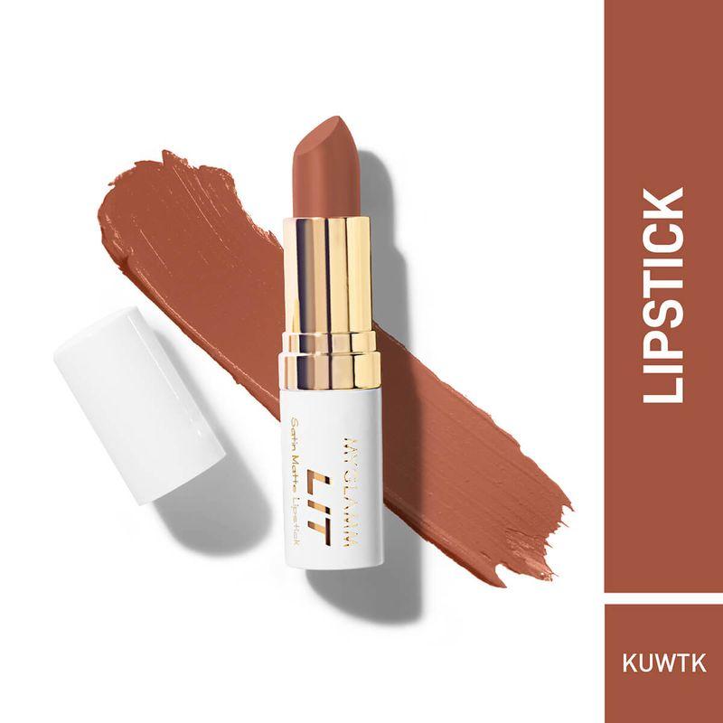 Myglamm Lit Satin Matte Lipstick - Gossip Girl