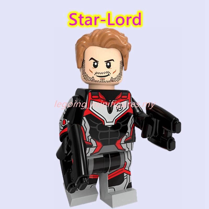 Совместимо с минифигурками Звездный Лорд Мстители Финал Marvel Строительные блоки Игрушки для детей