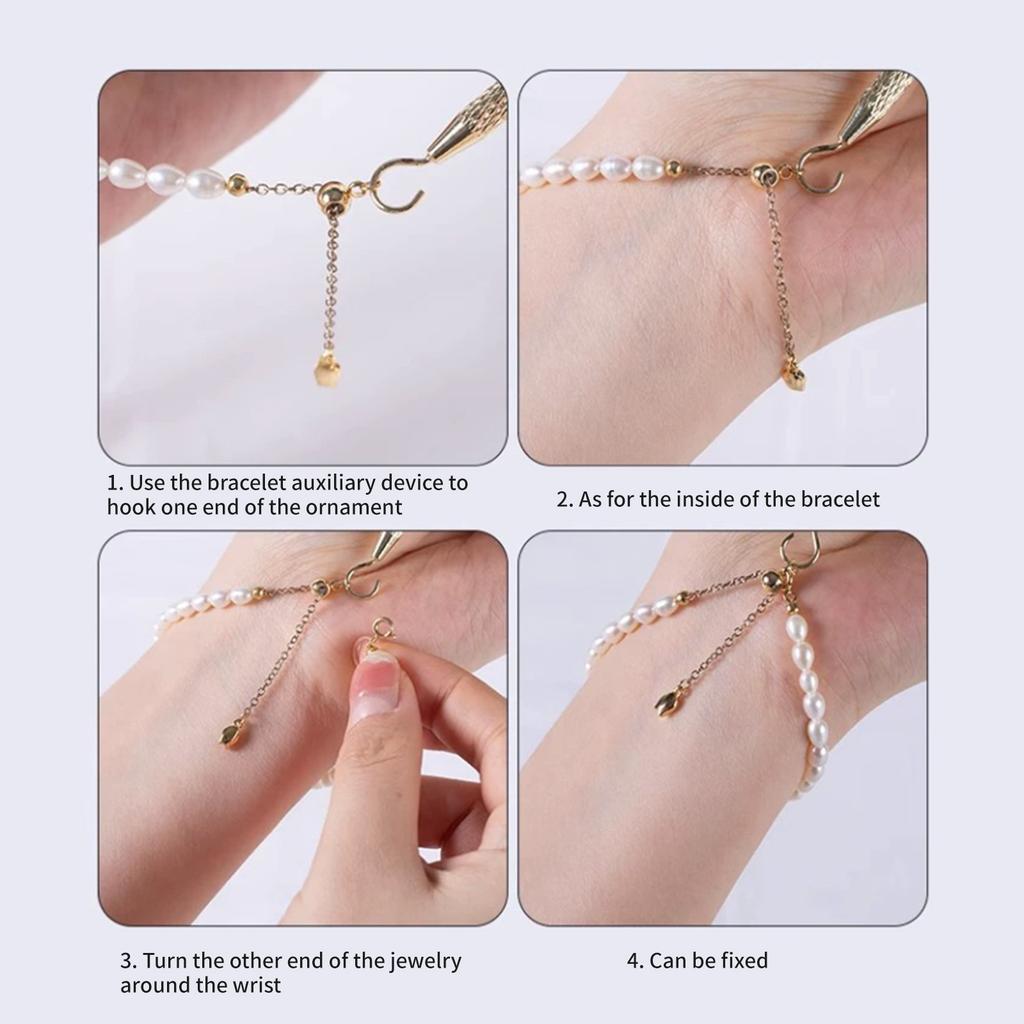 Multifunctional Bracelet Helper Tool Wooden Pen Design Fastening And Hooking Device For Easy Jewelry And Watch Wear