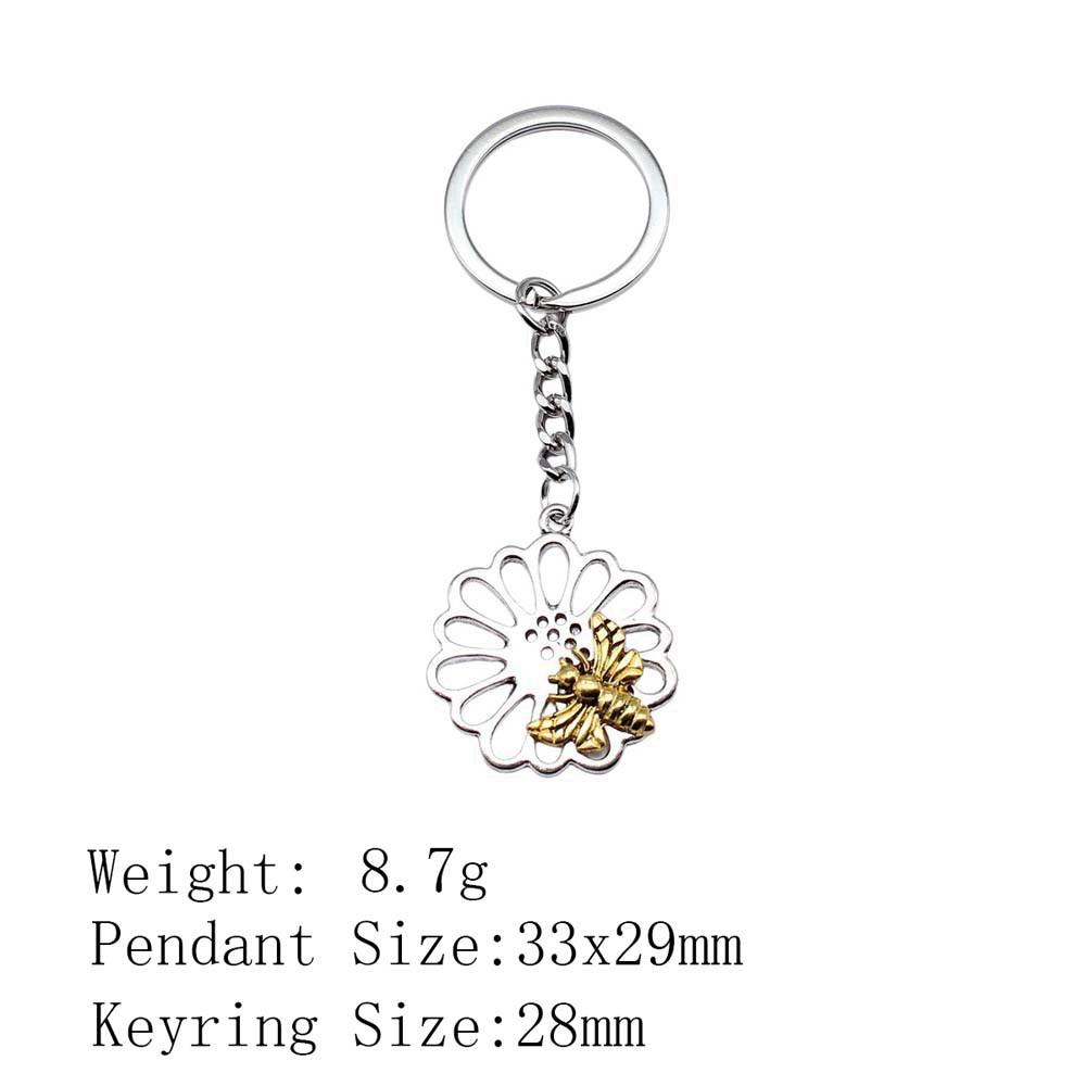 Рождественские украшения Автомобильный брелок Пчела Бабочка Брелок Дешевые вещи Детский брелок