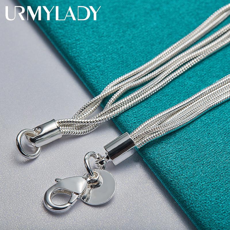 Браслет-цепочка из стерлингового серебра 925 пробы со звездами и пятью змеями для женщин, модные очаровательные ювелирные изделия для свадебной вечеринки