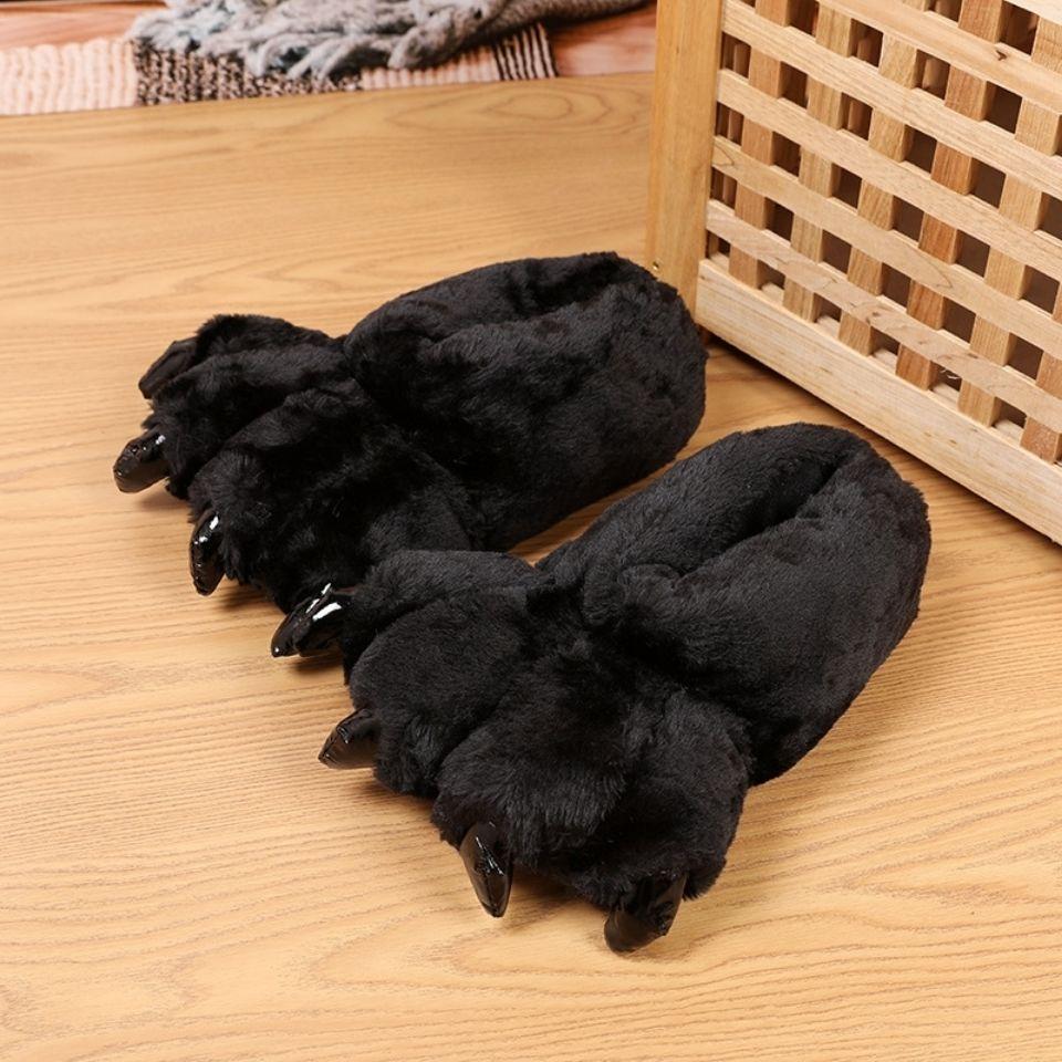 Slip On Bear Paw Bigfoot Shoes Мужские дизайнерские тапочки Bear Claw Furry Slipers для мужчин Мягкие домашние тапочки для мужа
