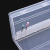 1Pcs Nail Drill Bit Storage Box Clear Display Box Display Nail Accessorie Tool