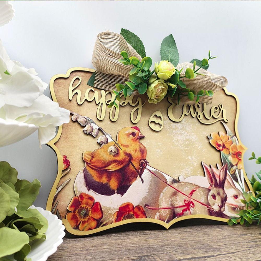 Three-dimensional Easter Decoration Hanging Creative Wall Hanging Pendant Door Hanging Balcony