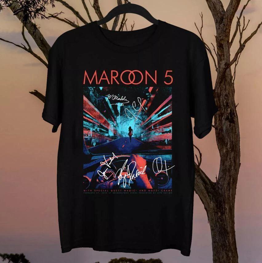 Maroon 5 Signature Band Gift Family Black S-5XL T-Shirt
