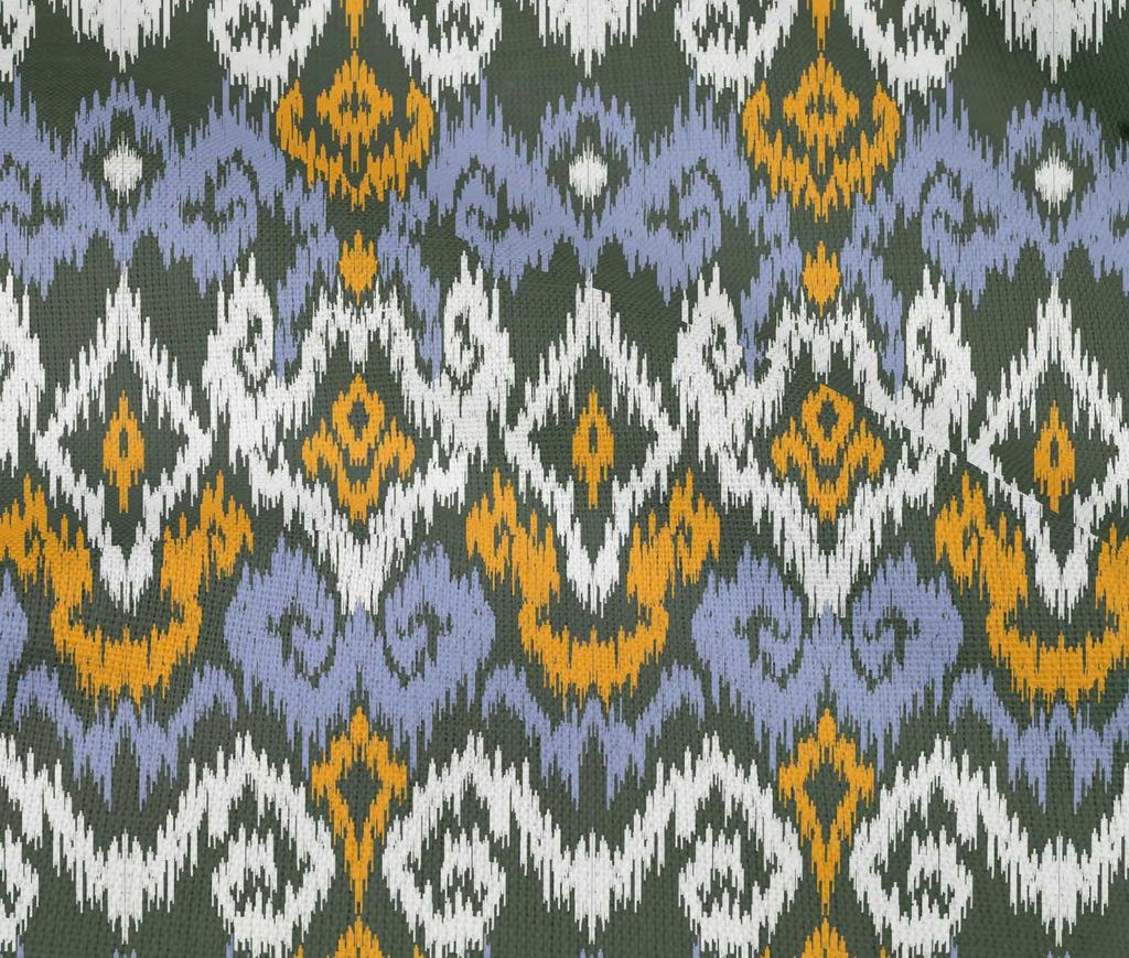 oneOone Ткань Cotton Flex с ромбовидным и вихревым принтом Ikat, ярд 40 дюймов