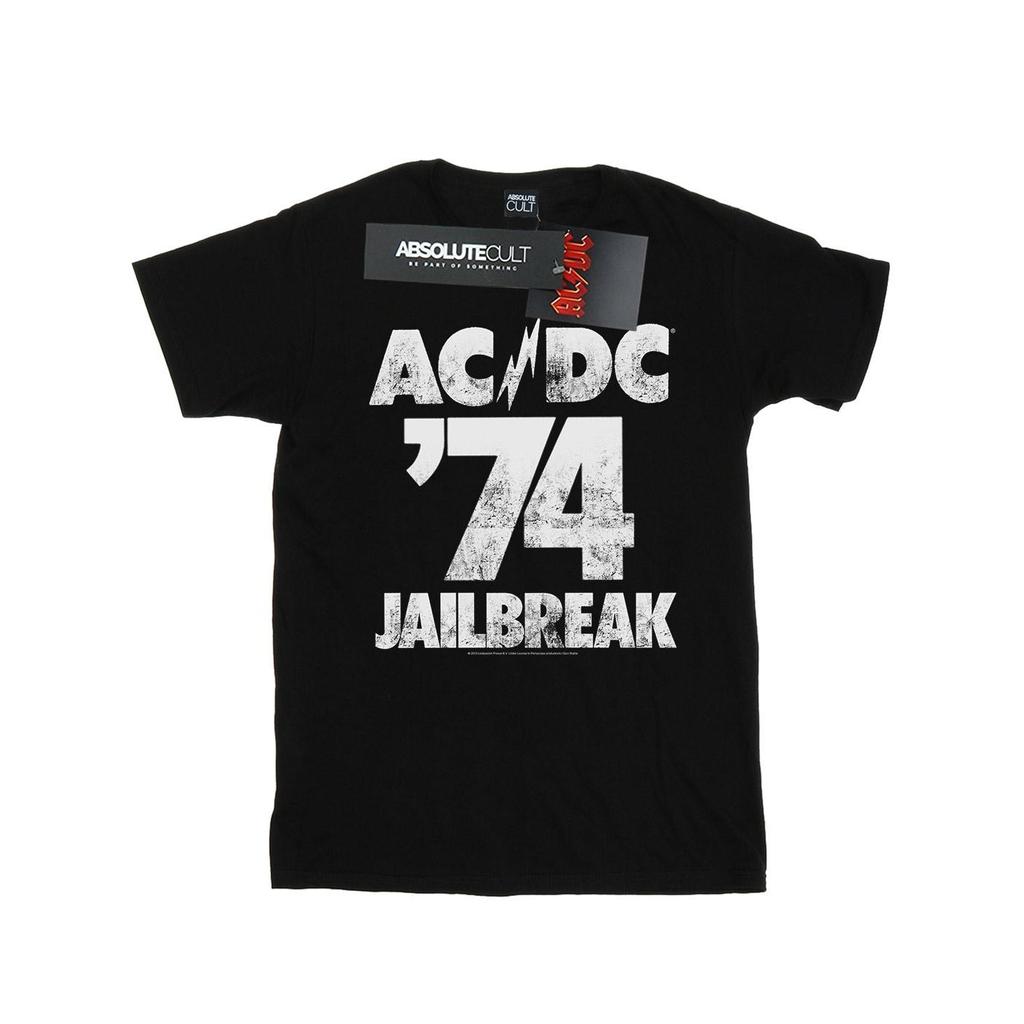 AC/DC Womens/Ladies Jailbreak 74 Cotton Boyfriend T-Shirt