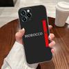 Флаг Марокко Maroc Чехол-паспорт для Apple iPhone 18 17 16 15 14 13 12 11 Pro Max 16 Plus 16E 17Air 17Pro Чехол для телефона Силиконовый Funda