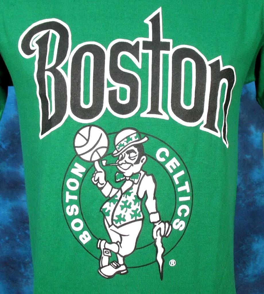 Новый с биркой винтажная футболка 80-х BOSTON CELTICS SWINGSTER МАЛЕНЬКИЙ баскетбол нба ирландский НОВЫЙ