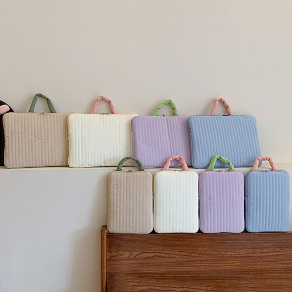 Korean Style Laptop Sleeve Cover Bag Soft Case Notebook Sleeve Pouch Laptop Accessories