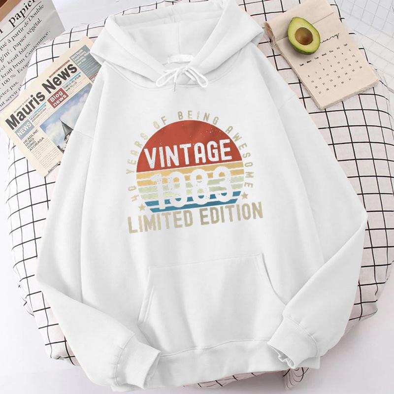 (Unisex Hoodie)Новинка 1973 года, толстовки с принтом «50 лет совершенства», женские весенне-осенние модные пуловеры