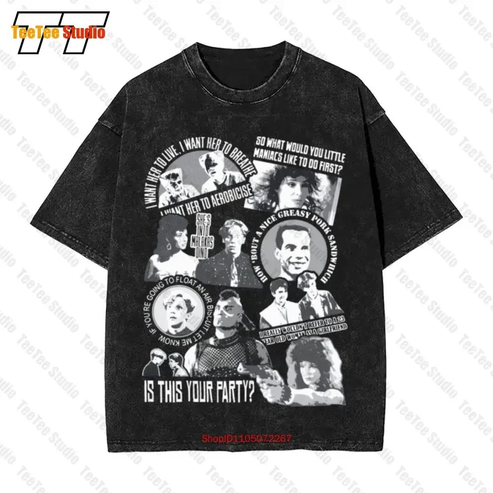 Weird Science 80S Spoiler Unofficial Sci Fi Comedy Vintage Oversized T-Shirt YBH7