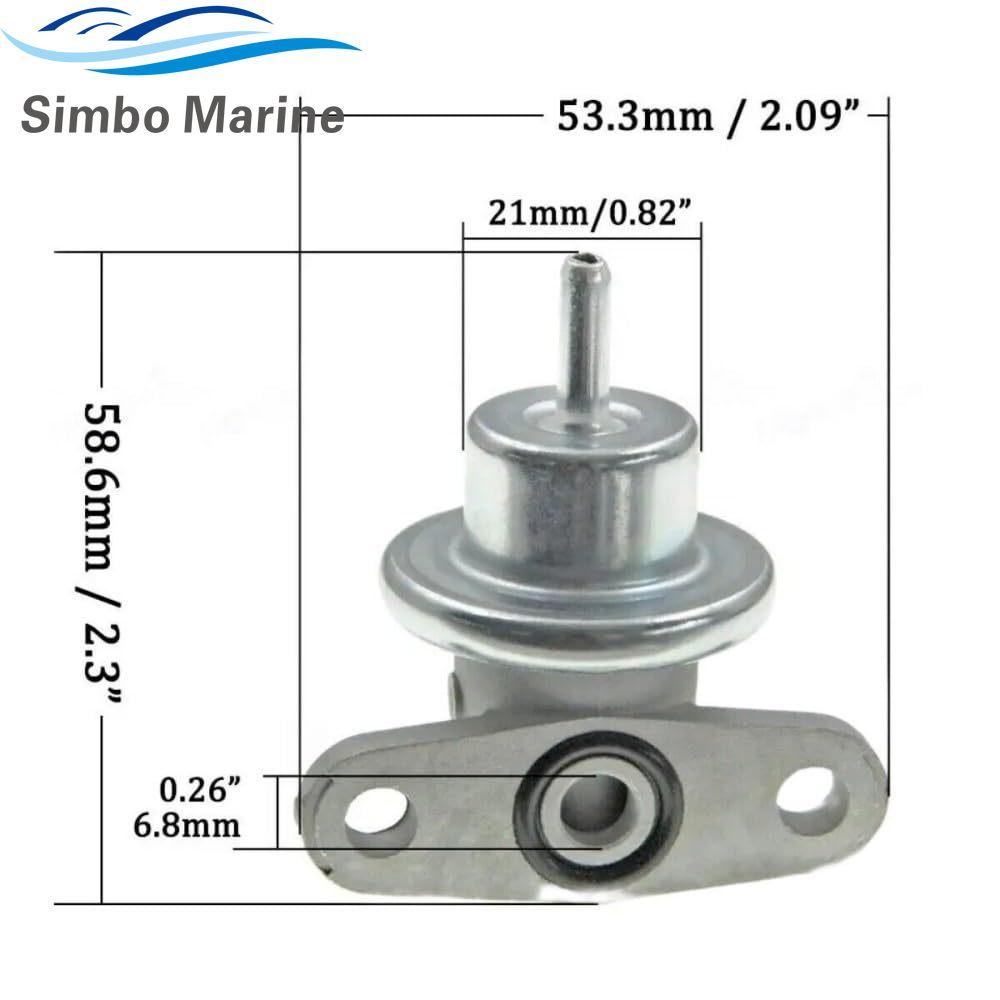 861126A1 New Fuel Pressure Regulator Kit For Mercury MerCruiser 4.3L 5.0L 5.7L 6.2L 350 MAg MPI V8 9-33206 861126A1