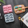 1 шт., 8 полостей, мультяшное облако, силиконовая форма, сделай сам, свеча, смола, штукатурка, форма для изготовления