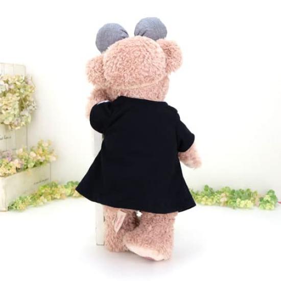 Cushu Cush Duffy and ShellieMay Costumes for Plush Black Knit Dress and Ribbon Set Toys, (CDS469S)