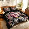 Dragon Ball Pattern Bedding Quilt Set Quilt Cover Pillowcase Home Birthday Gift(1 * duvet cover + 2 * pillowcase, without core)