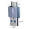 2 шт. Портативный конвертер Type C на USB 3.1, адаптер Male-to-Male с двойной функциональностью для смартфонов и ноутбуков