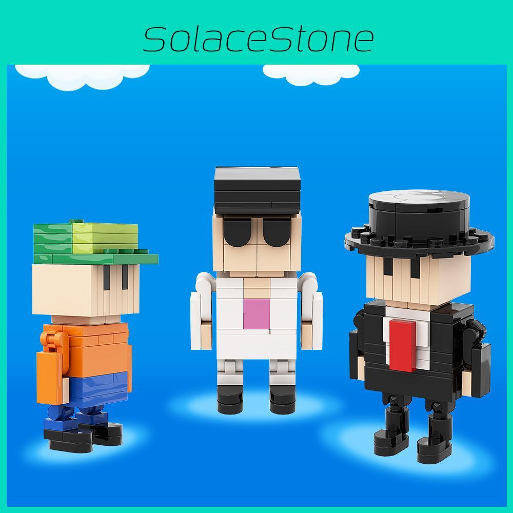 Gobricks Moc Falling Battle Building Blocks Set Diy Creative Game Accessories Small Particle Assembly Toy For Teens