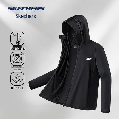 Skechers Унисекс Дышащая Быстросохнущая Куртка с Защитой от Солнца