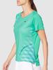 Mizuno Game Short Size Size S Women's Shirt, Sleeve, Green, 62JA0218, (Japan Size)
