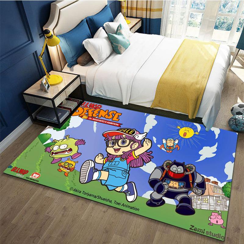 Мультяшный ковер DR Slump Арале Чан, коврик для детской зоны отдыха, гостиной, спальни, подголовник, коврик для сиденья, нескользящий коврик