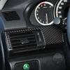 2 шт. для Honda Accord 2014-2017 автомобиля, центральная консоль, декоративная панель, накладка, наклейки, автоаксессуары из углеродного волокна