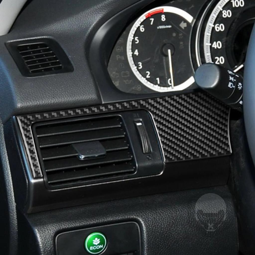 2 шт. для Honda Accord 2014-2017 автомобиля, центральная консоль, декоративная панель, накладка, наклейки, автоаксессуары из углеродного волокна