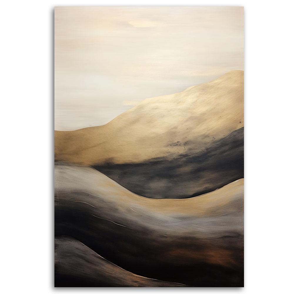Canvas print, Golden waves