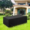 Garden Furniture Cover, Heavy-duty Rectangular Patio Furniture Cover, 210D Oxford UV Windproof Garden Table Cover