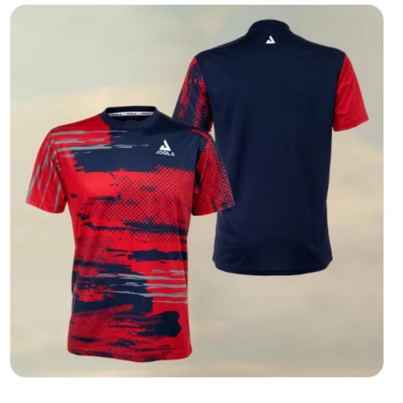 2024 Мужская Мода Футболка для Настольного Тенниса Быстросохнущая Летняя Фитнес Спорт Дышащая с Коротким Рукавом Ультратонкая Теннисная Одежда