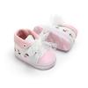 Spring Autumn Newborn Shoes Baby Girls Embroidered Flower First Walkers Lace-Up Soft Sole Walking Shoe