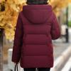 Winter Down Jacket for Women Parkas Hooded Plus Size Elegant Thick Warm Down Coat Woman Outerwears