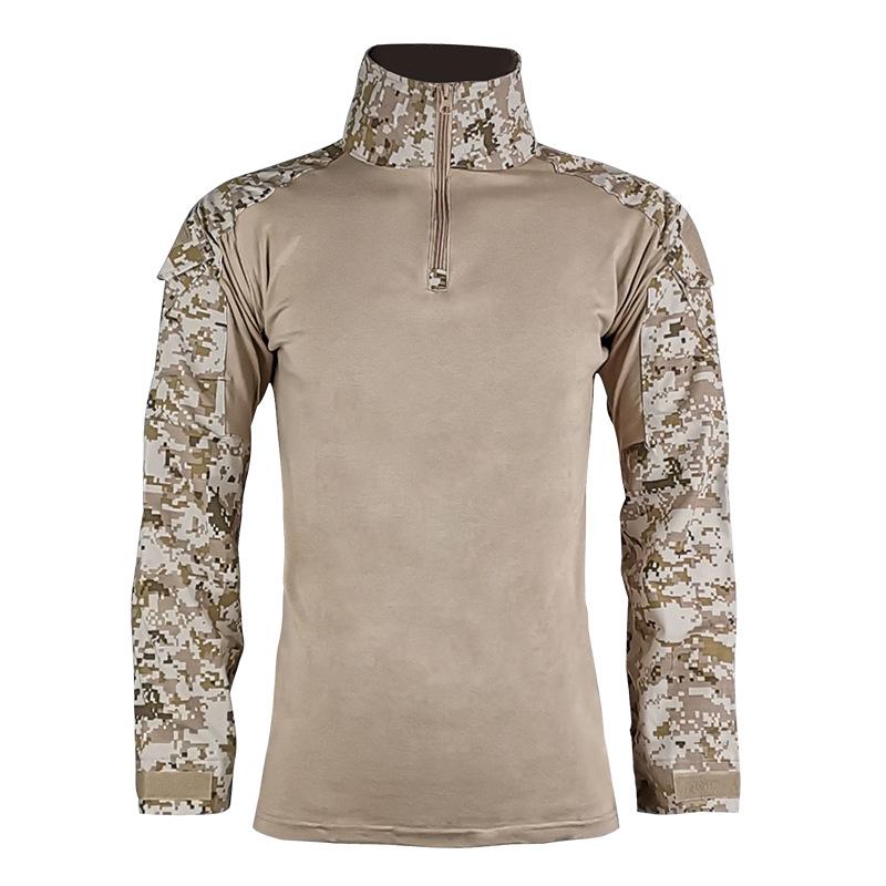 Рубашки с длинным рукавом CP Рубашка Рипстоп Хлопок Тренировочный Камуфляж Уличные Футболки Мужская Одежда