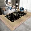 Luxurious Marble Geometic Carpet for Home Living Room Floor Mat Non-slip Bedroom Bedside Coffee Table Area Rugs Bathroom Doormat