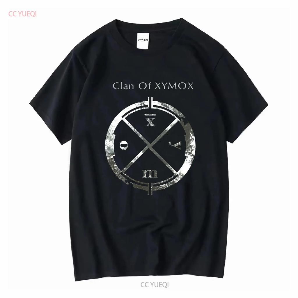 Clan Of Xymox T Shirt Alt Rock Goth Dark Wave Band long or short sleeves vintage Washed designer clothes Casual streetwear