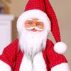 Christmas Stretchable Santa Snowman Reindeer Figurine Decor Standing Toy Kids Holiday Home Party Display