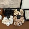 Корея Однотонная большая резинка для волос для девочек шелковые резинки для волос для женщин эластичные атласные резинки для волос гигантские розовые резинки донна